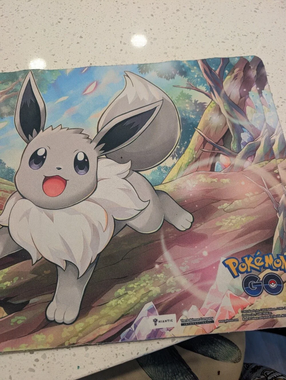Eevee Playmat Pokemon GO- GENTLY USED